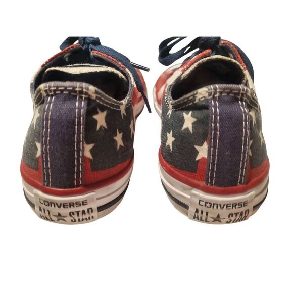 Chuck Taylor Converse All Star Low 'Flag' Sneakers Shoes Size  4 Youth 5.5 Women - Picture 5 of 7